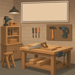 راهنمای جامع ساخت کارگاه نجاری ساده و مجهز با کمترین هزینه (گام به گام)