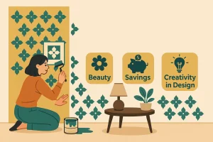 فواید شگفت‌انگیز استفاده از شابلون در دکوراسیون داخلی منزل، زیبایی، صرفه‌جویی و خلاقیت در طراحی